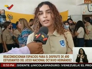 Zulia | Bricomiles rehabilitaron el Liceo Nacional Octavio Hernández beneficiando a 490 estudiantes