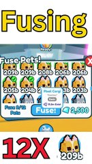 What happens when you fuse 12-pixel Monkey on pet sim x?