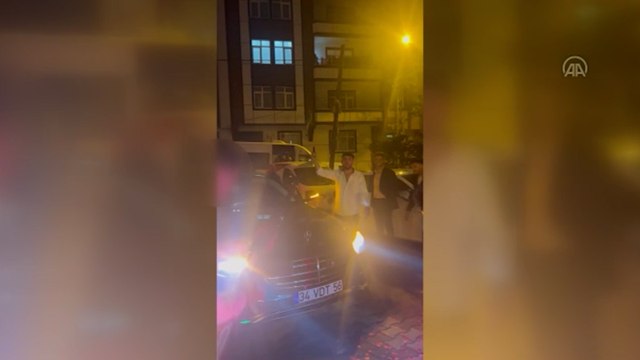 Esenyurt'ta düğün konvoyunda tüfekle havaya ateş açan damat yakalandı