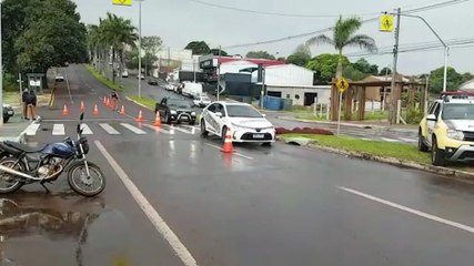 Blitz de trânsito é realizada nas proximidades do Ecopark Oeste