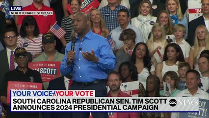 Sen. Tim Scott announces 2024 presidential run