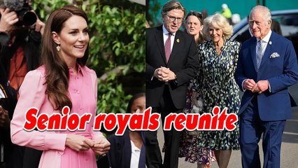 Catherine reunites with King and Queen at Chelsea Flower Show