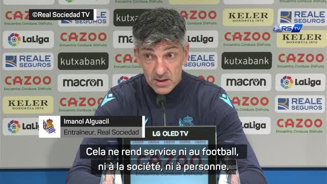 Racisme - Alguacil : “Cela ne rend service ni au football, ni à la société, ni à personne”