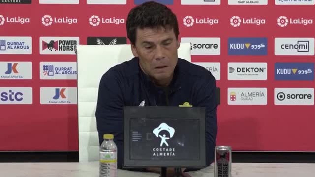 Almeria-trainer: "das ist es, was mich beunruhigt"