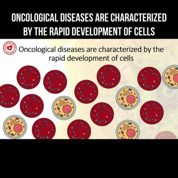 Oncological diseases are characterized by rapid development of cells