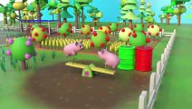 Baby Panda Frolic with Animals on The Farm - Funny Animals Cartoon - Pretend Play with PiKaBOO