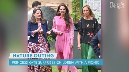 Kate Middleton Surprises School Children with a Picnic at Chelsea Flower Show