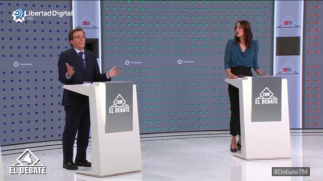 Rita Maestre dice que Almeida "odia a los árboles", el rifirrafe del debate a la alcaldía de Madrid
