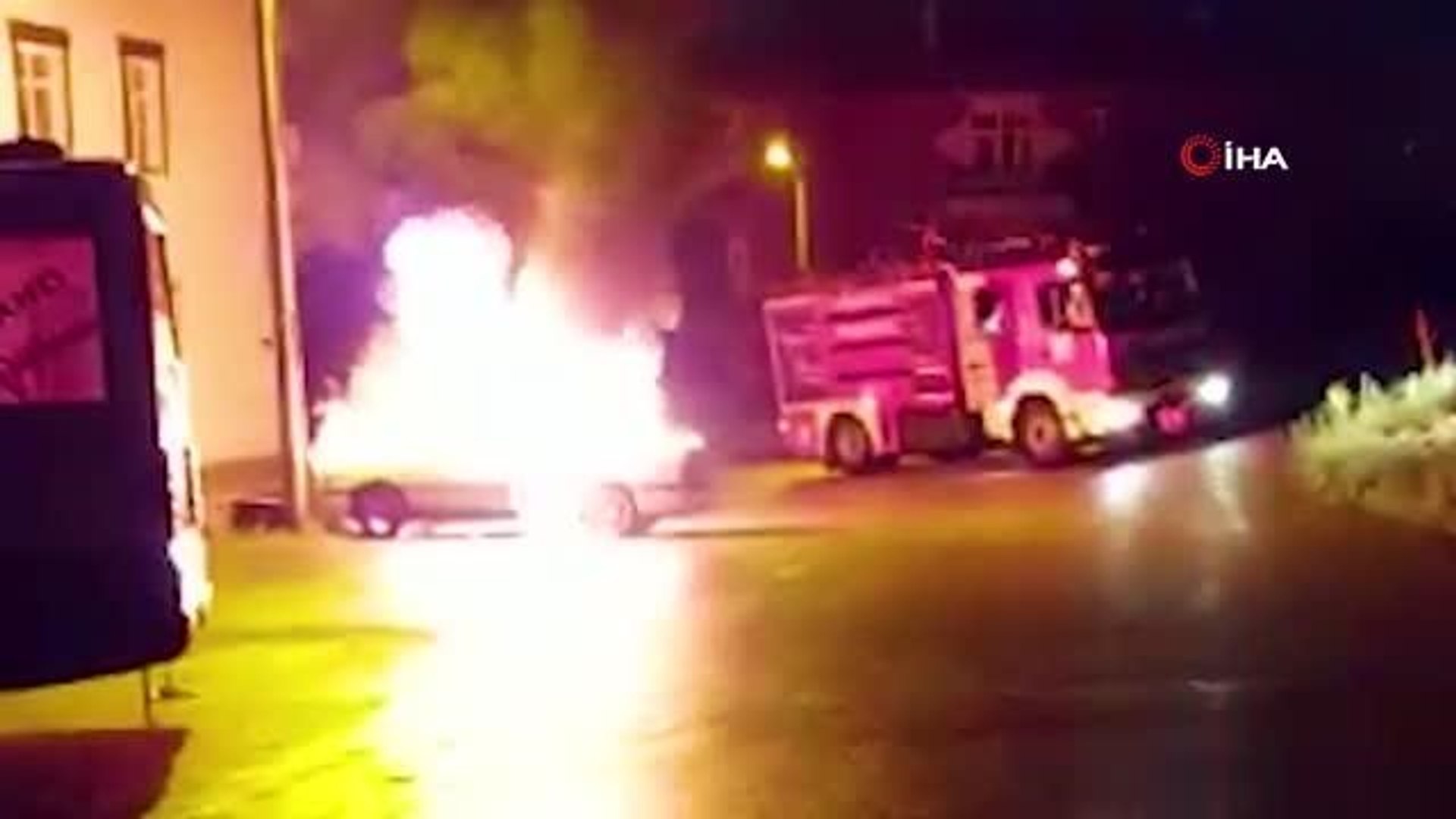 Kırıkkale'de otomobil alevlere teslim oldu - Dailymotion Video