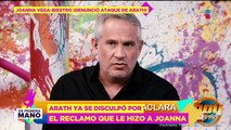 Joanna Vega-Biestro RESPONDE si acepta las 'disculpas' de Arath de la Torre por insultarla