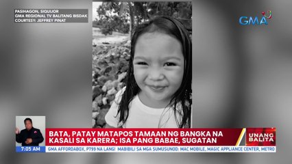 Bata patay matapos tamaan ng bangka na kasali sa karera; isa pang babae, sugatan | UB