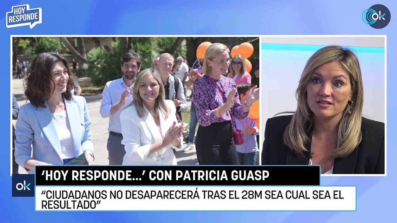 Patricia Guasp: “Arrimadas no seguirá el camino de Garicano y Ciudadanos no desaparecerá el 28M”