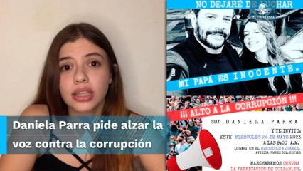Hija de Héctor Parra convoca marcha en favor del actor