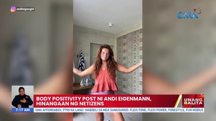 Body positivity post ni Andi Eigenmann, hinahangaan ng netizens | UB