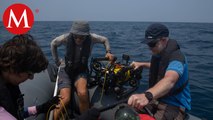 Greenpeace explora restos de barco hundido en el Golfo de México
