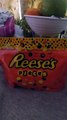 REESE'S PIECES Peanut Butter In a Crunchy Shell Gluten Free Candy Resealable Bag