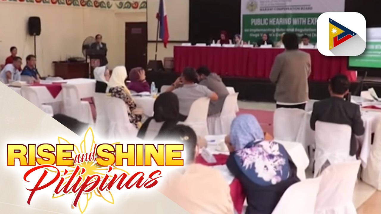 4 public consultations ng Marawi Compensation Board para sa IRR ng Marawi Siege Victims Compensation Act of 2022, natapos na