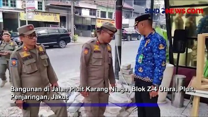 Hari Ini Dibongkar, Begini Suasana Terbaru Ruko yang Caplok Bahu Jalan di Pluit