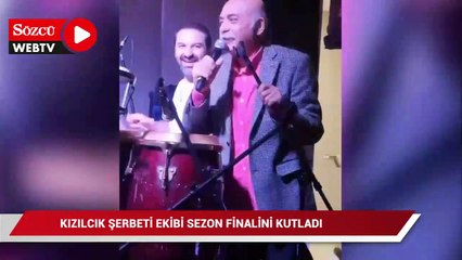 Kızılcık Şerbeti ekibi sezon finalini kutladı