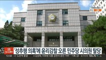 '성추행 의혹'에 윤리감찰 오른 민주당 시의원 탈당