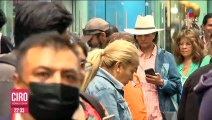 Miles de pasajeros están varados en AICM por cenizas del Popocatépetl