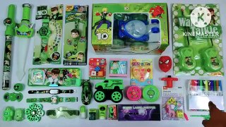 Ultimate Collection of Ben.  10 toys Rc Car, Watch, Sword, Walkie Talkie, Bubble making stick, Car