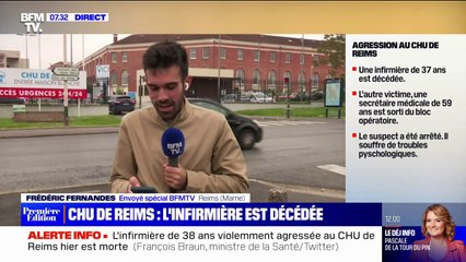 Attaque au couteau au CHU de Reims: l'infirmière de 38 ans est morte, l'autre victime est sortie du bloc opératoire