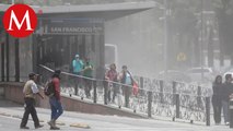 Se realizan simulacros de evacuación en Puebla por el Popocatépetl