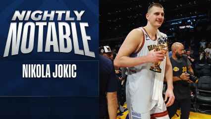 Nightly Notable: Nikola Jokic | May 22