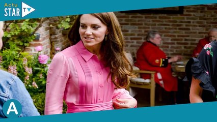 Kate Middleton chic en robe rose bonbon et espadrilles, découvrez le prix de sa tenue pour son pique