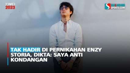 Tak Hadir di Pernikahan Enzy Storia, Dikta: Saya Anti Kondangan