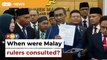 When were Malay rulers consulted, PAS leaders asks Anwar