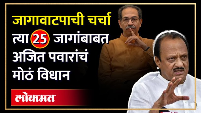 Ajit Pawar | जागावाटपावर उद्धव ठाकरेंशी काय चर्चा झाली, अजित पवारांनी स्पष्टच सांगितलं | SA4