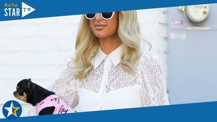 "Elle faisait partie de la famille" : Paris Hilton pleure la perte d'un de ses chiens fétiches, décé