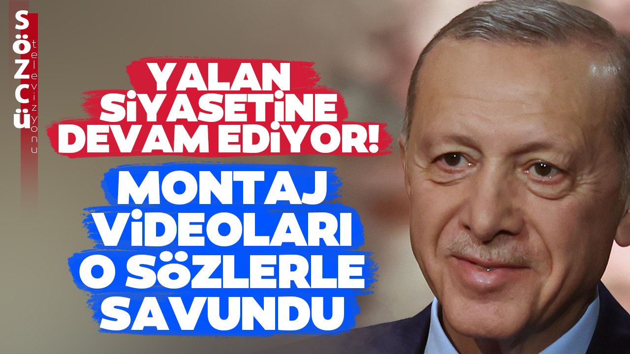 Erdoğan Montaj Videoları Kendi Ağzıyla İtiraf Etti! 'Ama Montaj Ama Şu Ama Bu...'