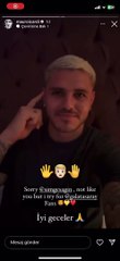Mauro Icardi, Simge Sağın'a ''kusura bakma'' dedi