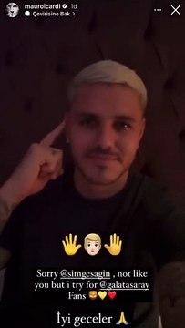 Icardi Aşkın Olayım şarkısını söyledi! Icardi Aşkın Olayım video izle!