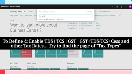 Define TDS-Tax Rates for FY:2023-2024 in Business Central