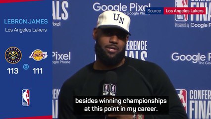 LeBron drops hint on NBA future after Lakers swept by Nuggets