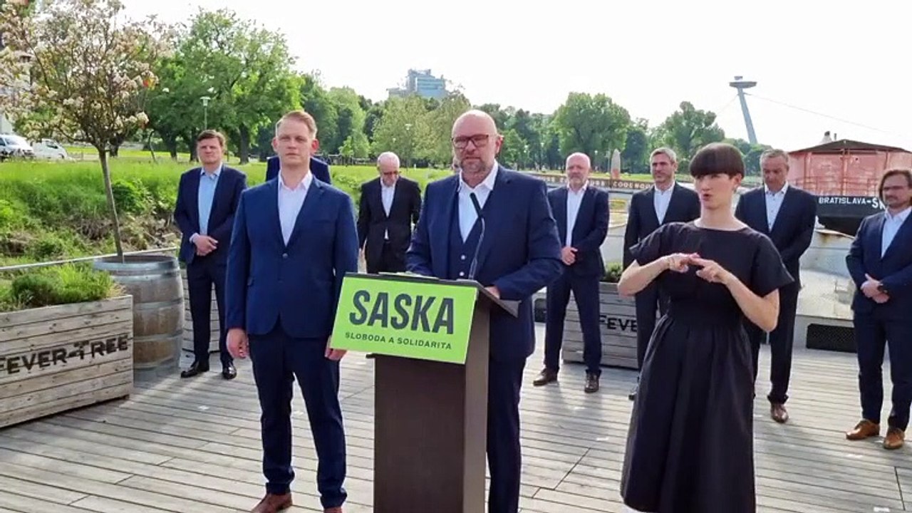 ZÁZNAM: SaS predstavila 30 kandidátov, potvrdila Hlinu na 150. mieste