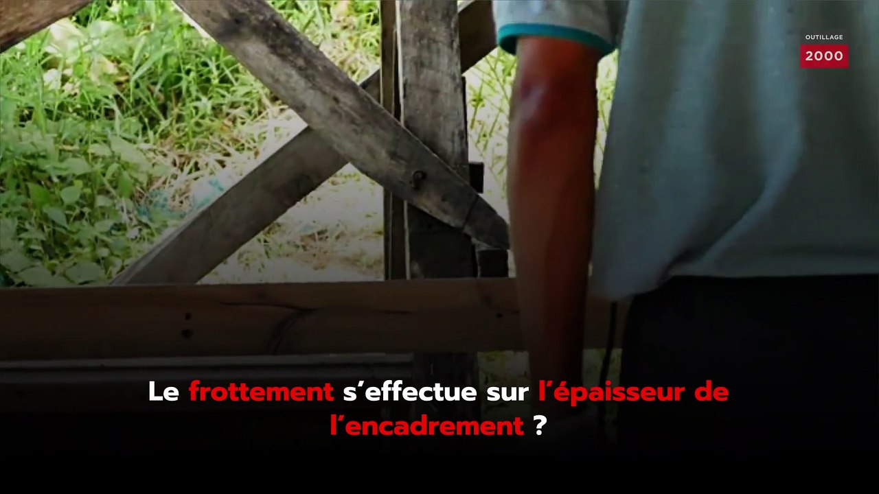 Raboter une porte