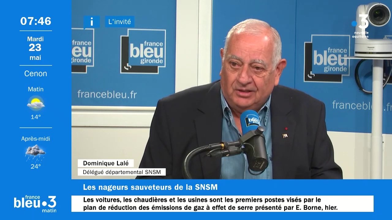 Dominique Lalé, délégué départemental de la SNSM en Gironde