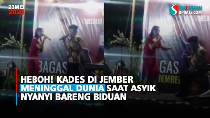 Heboh! Kades di Jember Meninggal Dunia Saat Asyik Nyanyi Bareng Biduan