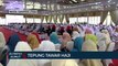 Momen Ratusan Jemaah Calon Haji Asal Sumatera Utara Ikuti Posesi Tepung Tawar