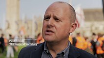 TUC's Paul Nowak says unions will mount legal challenge to 'strikes bill'
