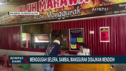 Mengunggah Selera! Sambal Marunggak di Rumah Makan Galuh Marawa Disajikan Mendidih