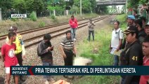 Pria Ditemukan Tewas Tertabrak KRL di Perlintasan Tanah Abang- Kebayoran Lama