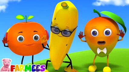 Five Little Fruits, Preschool Rhymes And Cartoon Videos by Farmees