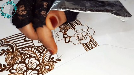 Mehndi class 20 | Back Hand Rose Mehndi Designs | backhand Mehndi designs | Full Mehndi tutorial