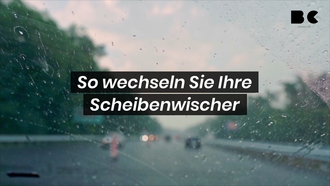 So wechseln sie ihre scheibenwischer